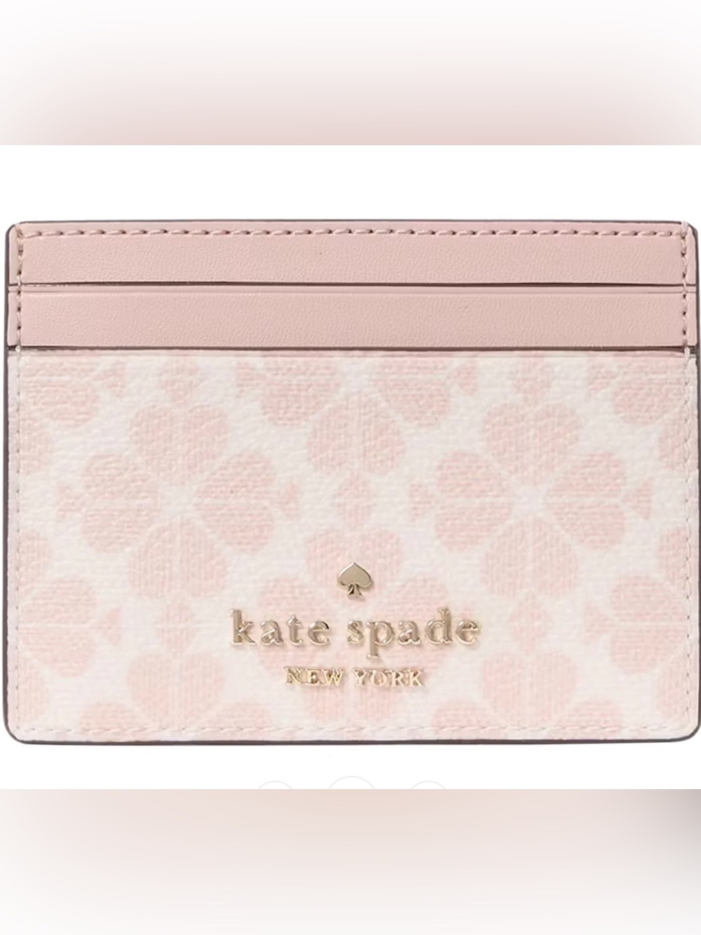 Kate Spade Signature Spade
Flower Small Slim Card Holder NWT